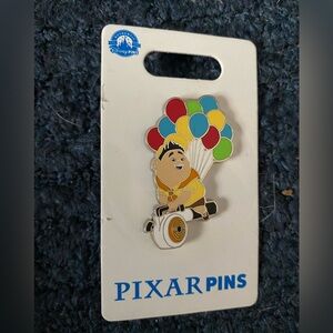 2024 Disney Parks Pixar Up Russell Leaf Blower Balloons Pin Open Edition BNWT